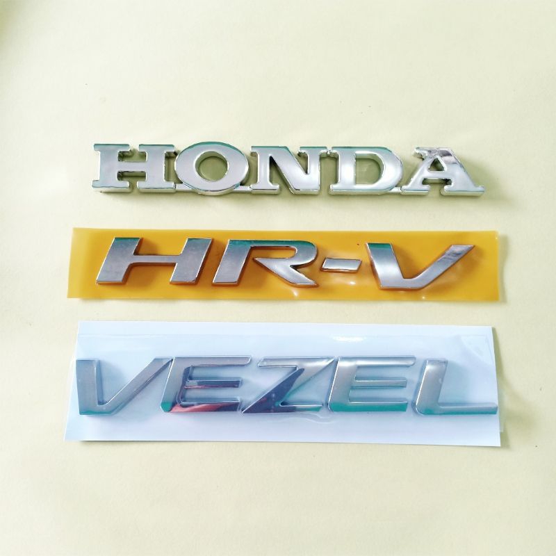 Honda HRV prestige เกรดขึ้น Honda vezel japan logo Emblem ขนาดท้ายรถเดิม