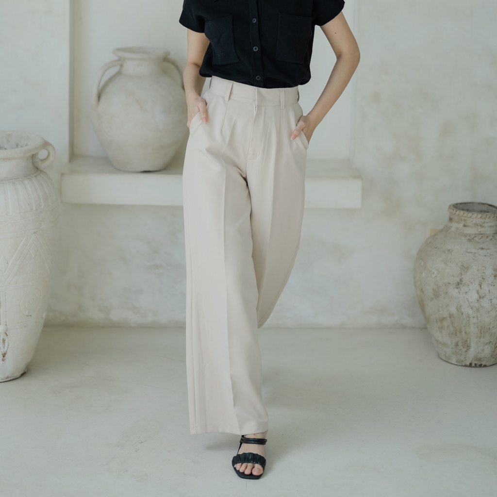 Beatrice Clothing Ayden Pants - กางเกงขายาวผู้หญิง | กางเกงไฮไวสต์