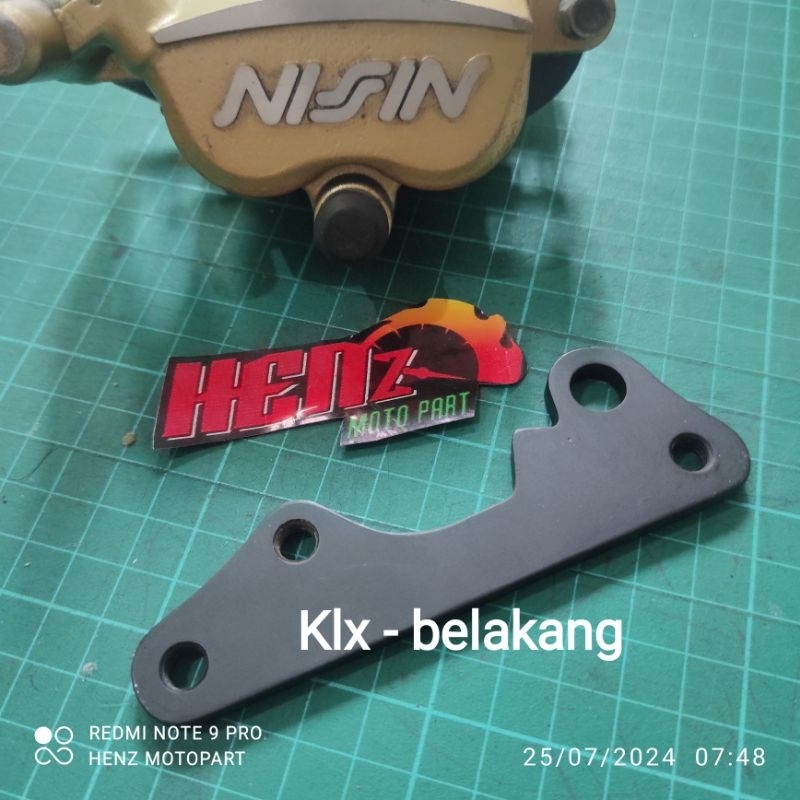วงเล็บแผ่นหลัง klx dtracker d tracker 150 caliper nissin Samurai 2 มาตรฐานแผ่นลูกสูบ