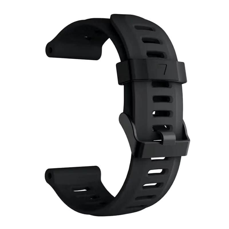 Hitam Garmin FENIX Watch RUBBER STRAP 5X/5X PLUS 22MM 24MM สีดําปากกาฟรี