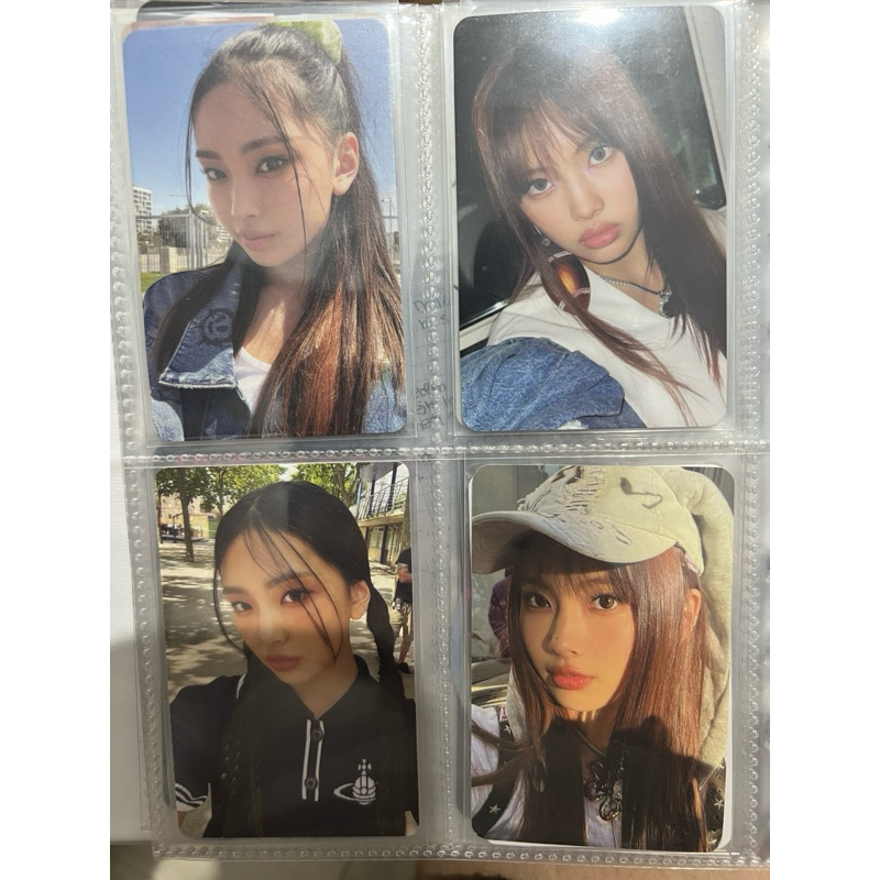 Photocard Hyein Newjeans JEANZ อย่างเป็นทางการ PC hyein weverse poca หมวกกระต่าย