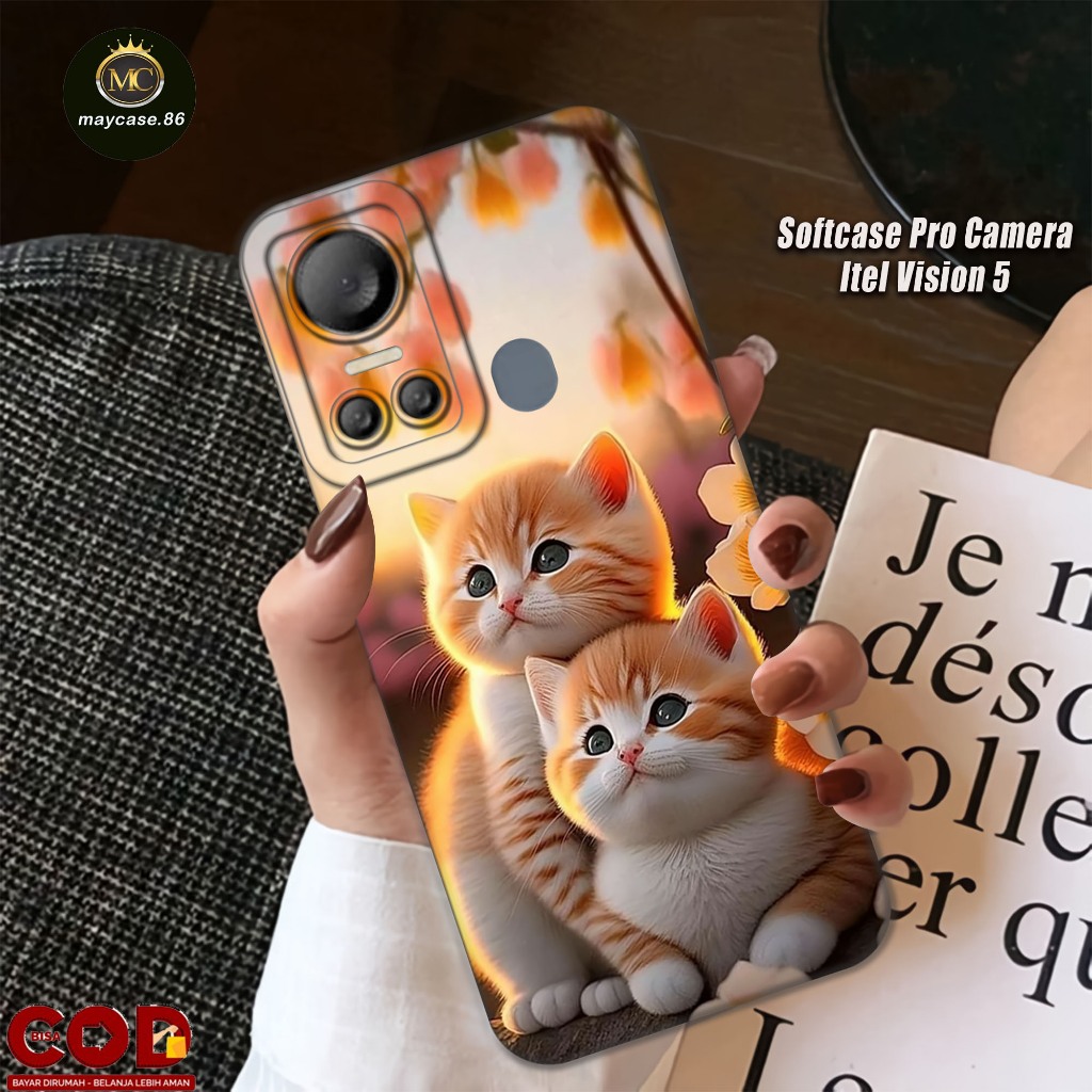 เคส HP Itel Vision 5 - เคสแฟชั่น Itel Vision 5 - เคส Softcase Itel Vision 5 - ตัวป้องกันโทรศัพท์ - เ