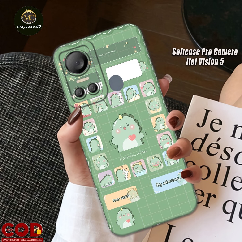 เคส HP Itel Vision 5 - เคสแฟชั่น Itel Vision 5 - เคส Softcase Itel Vision 5 - ตัวป้องกันโทรศัพท์ - เ