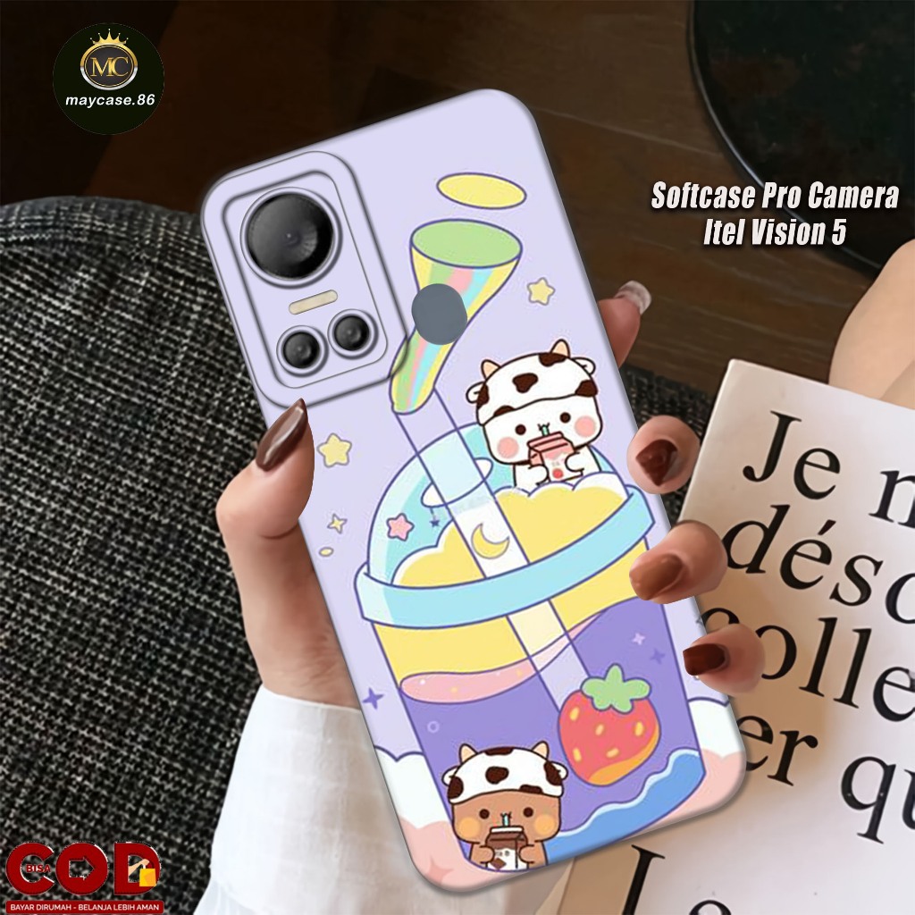 เคส HP Itel Vision 5 - เคสแฟชั่น Itel Vision 5 - เคส Softcase Itel Vision 5 - ตัวป้องกันโทรศัพท์ - เ
