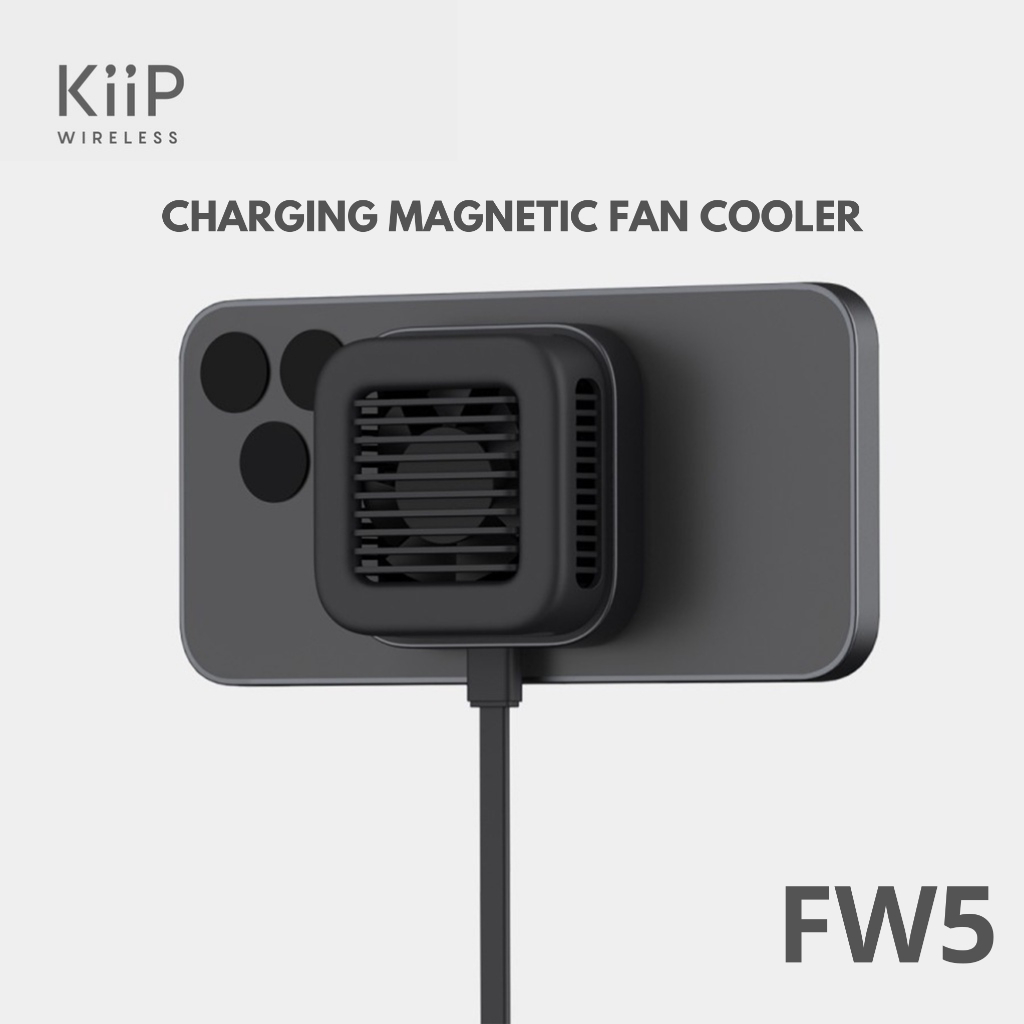 ใหม่!!! Fw5 Magnetic Wireless Charging Magnet Cooler HP Fan หม้อน้ําระบายความร้อน