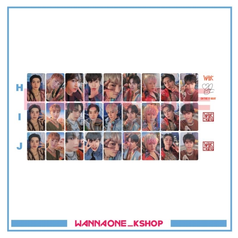 Photocard nct127 Walk nct 127 ประโยชน์อัลบั้ม