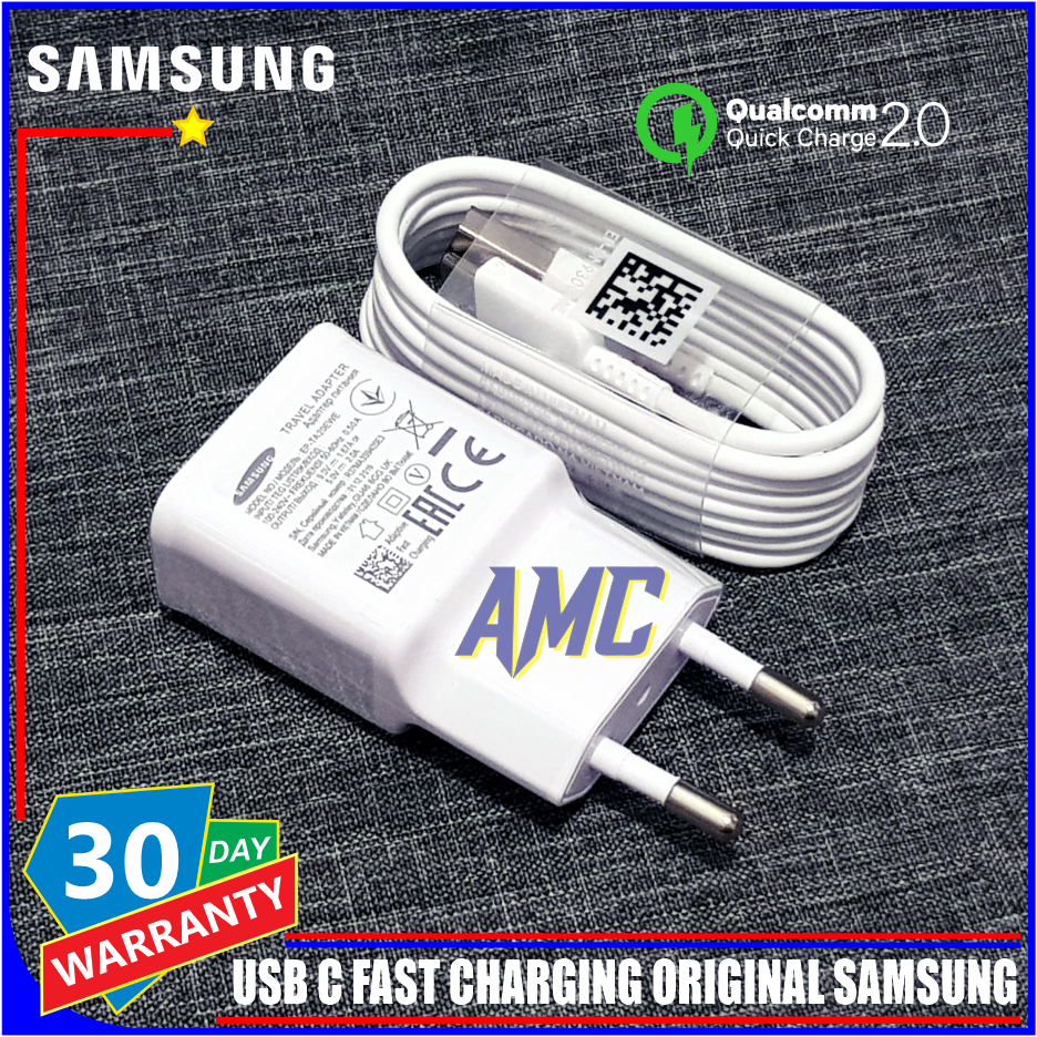 เครื่องชาร์จ Samsung Note FE Fan Edition C9 Pro USB C ดั้งเดิม 100%