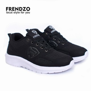 Sepatu Pria cutting hembos hitam putih sepatu sekolah pria wanita hitam polos
