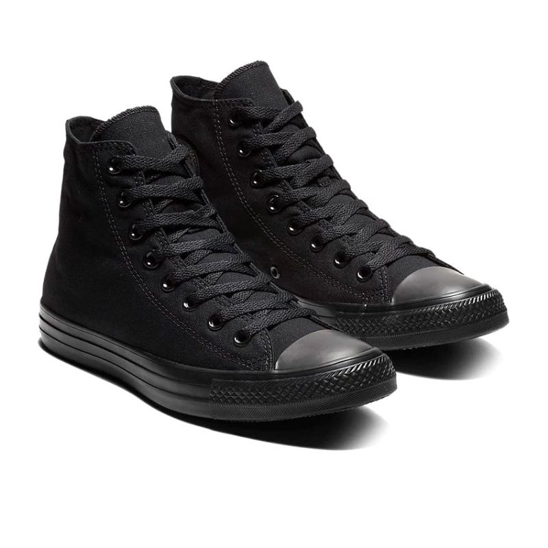 Hitam Converse Allstar High School Shoes รองเท้าผ้าใบสีดําผู้หญิงผู้ชาย