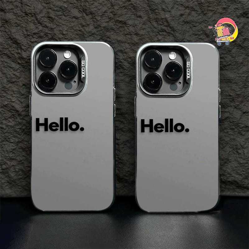 SS921 Premium Matte Hard Casing Hp HELLO สําหรับ INFINIX CAMON 40 POVA 6 7 TECNO SPARK 20 PRO GO 1 2