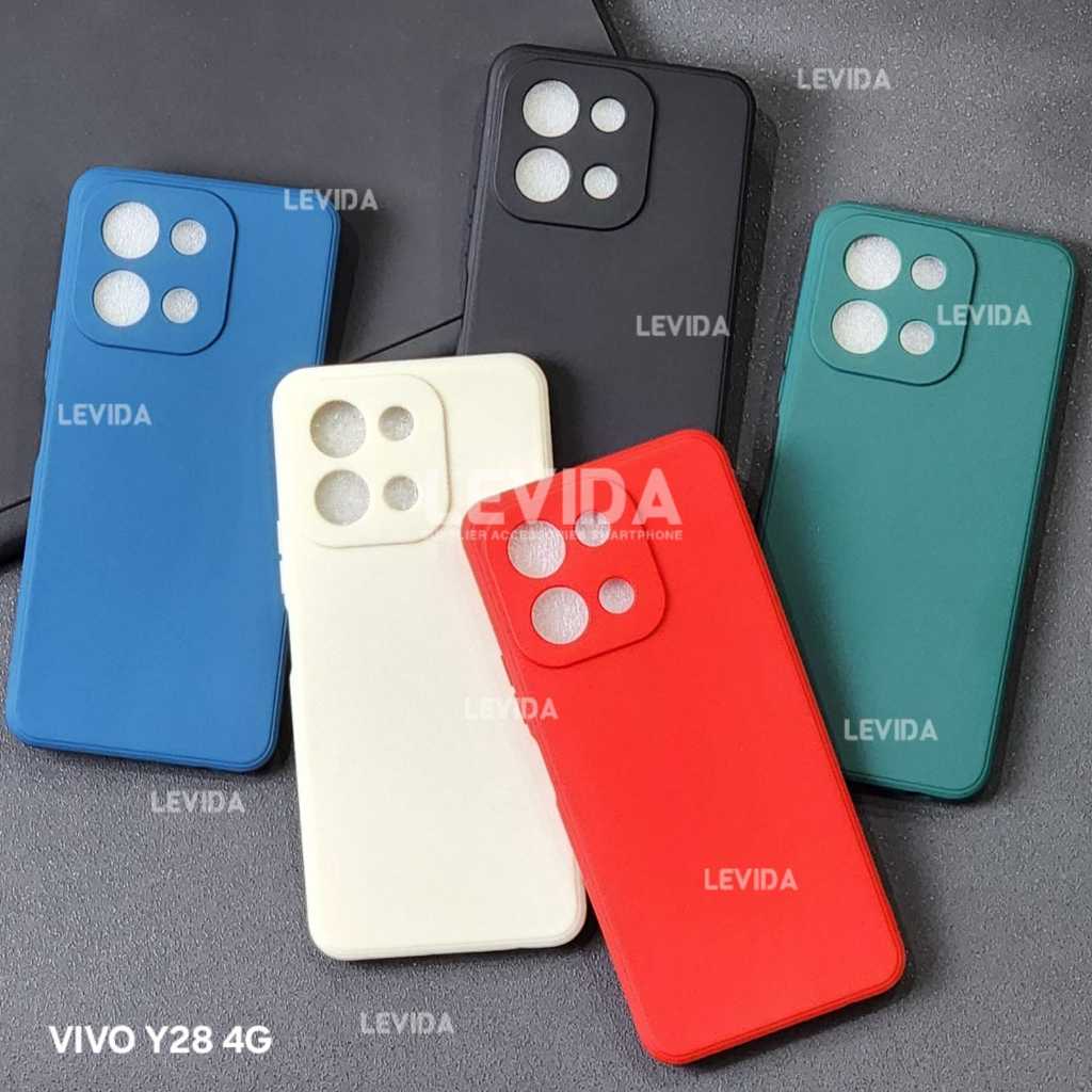 Vivo Y28 4G Vivo Y18 Softcase Macaron Square / Case Square Edge Case Vivo Y28 4G Vivo Y18