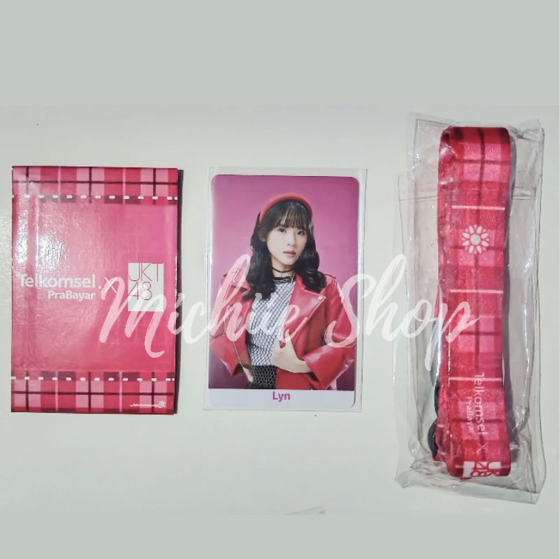 Lyn Photocard + Lanyard JKT48 x Telkomsel Official | KuWota JKT48 (เนื้อหาดิจิตอล/Non Quota)