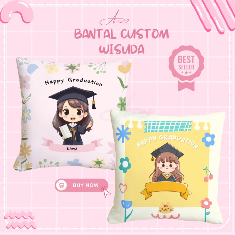 ของขวัญที่กําหนดเองที่กําหนดเอง PILLOWS / CUSTOM GRADUATION PILLOWS