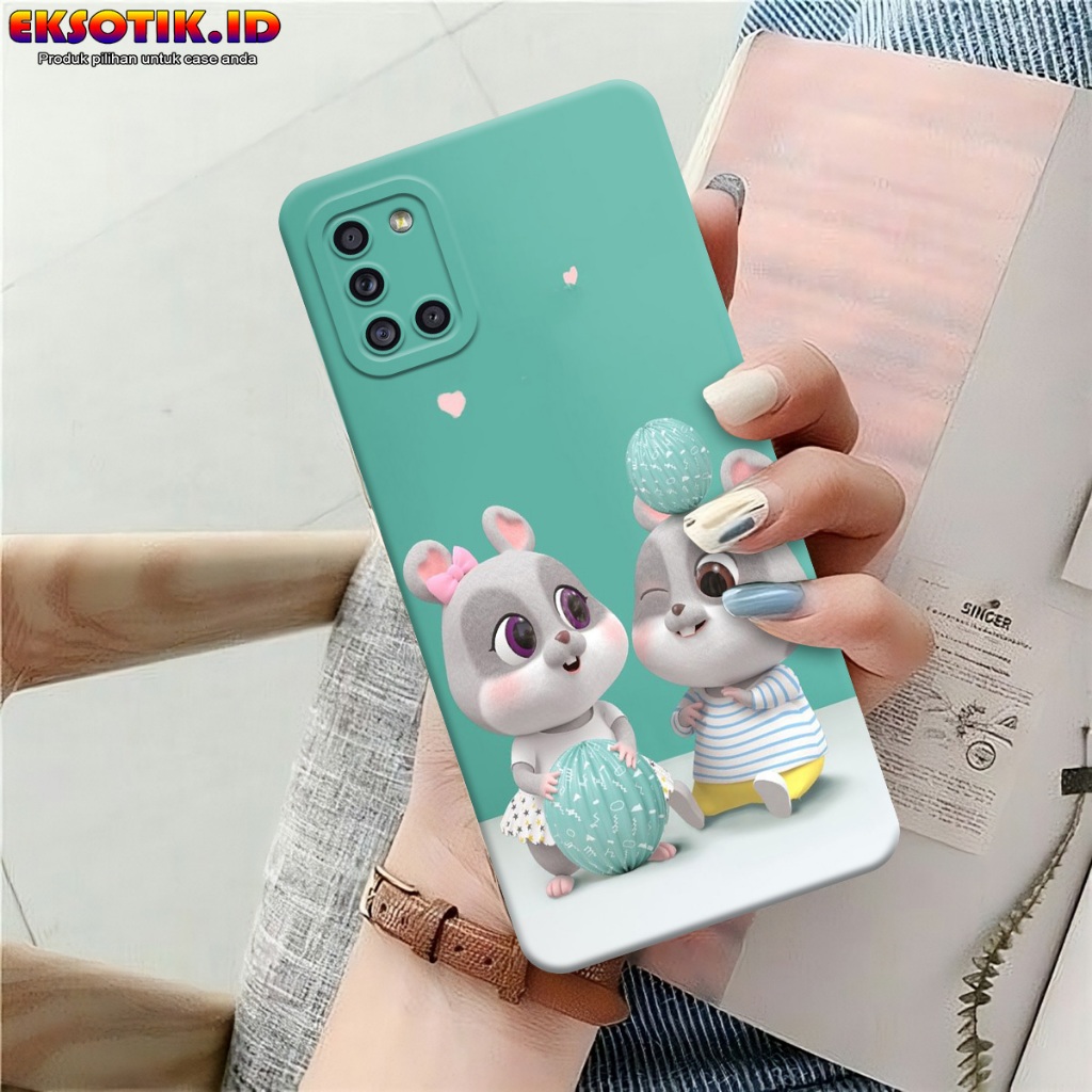 เคส Samsung A31 - เคส Samsung A31 - เคสแฟชั่นล่าสุด - Samsung A31 Silicone - Cool and Cute Motifs - 