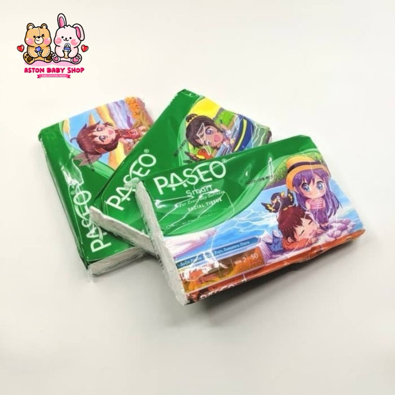 Paseio Smart Travel 50s Tissue / Dry Tissue