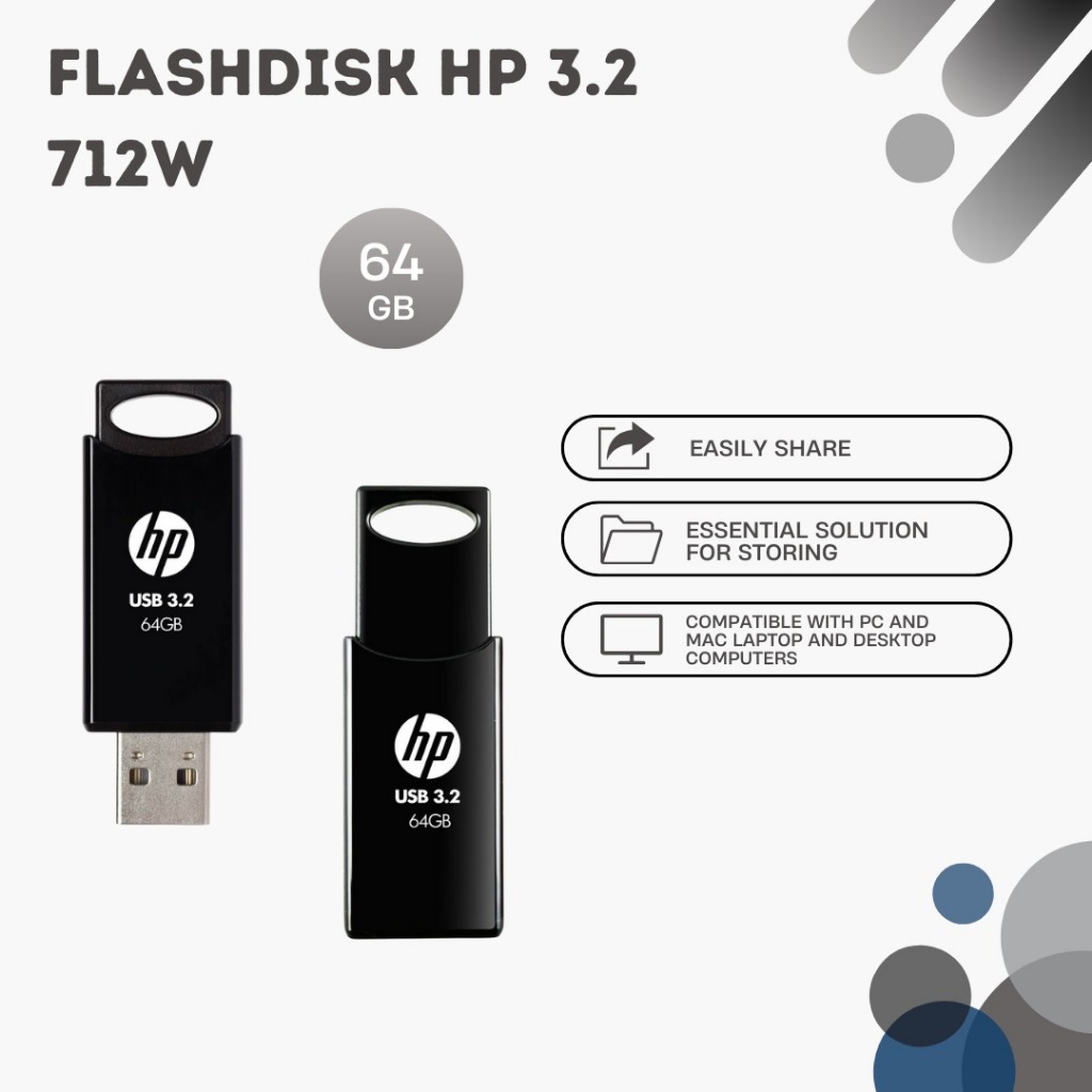 HP Flashdisk 64GB 3.2 712B HP Storage 64GB Flashdisk 64GB HP 3.2 712B