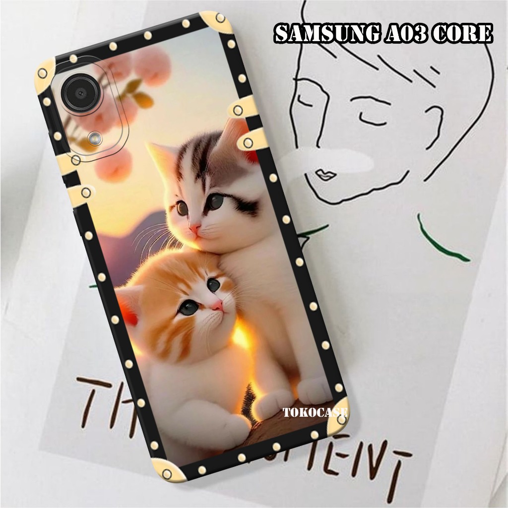 เคส SAMSUNG A03 CORE - TOKOCASE - เคส SAMSUNG A03 CORE - เคส CUTE CARTOON - ผิวโทรศัพท์มือถือ - SAMS
