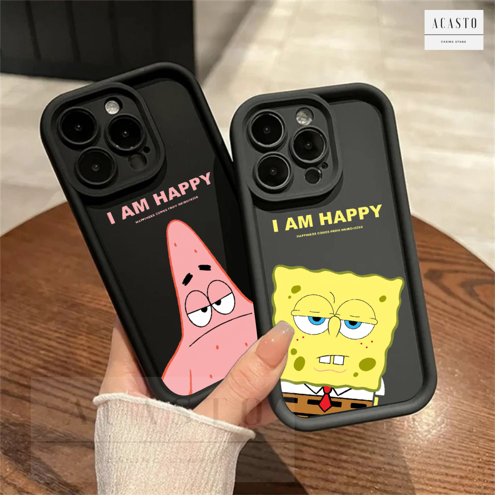AC118 SOFTCASE CARTOON SPONGEB0B CASING PREMIUM CASE HP สําหรับ SAMSUNG A20 A30 A20S A22 4G M22 M32 