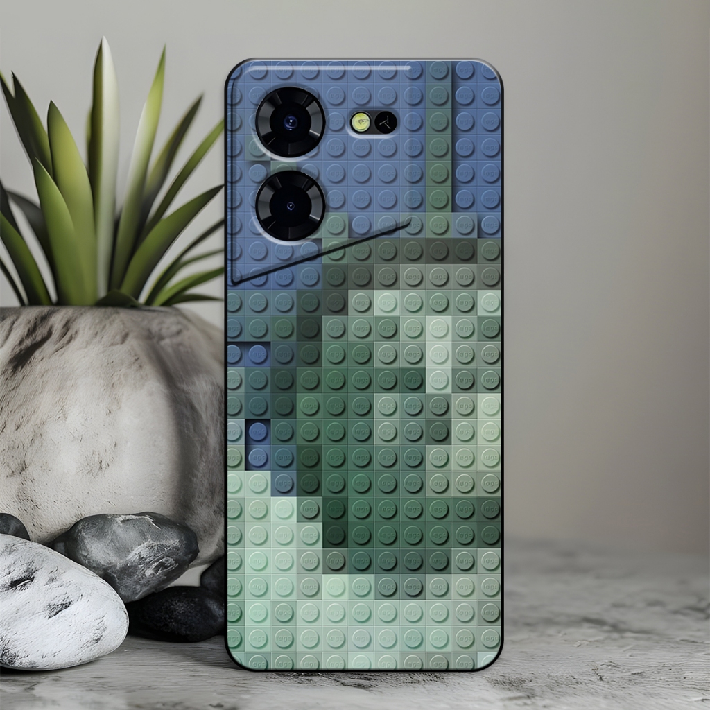 เคสนิ่มสําหรับ HP TECNO POVA 5 / POVA 5 Pro 2024 ล่าสุด Pixcel Motif / ป้องกัน HP Case Silicon TPU /