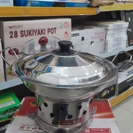 MINI HOT POT SHABU SHABU POT / STREAMBOAT SUKI / MINI SHABU PAN 22CM SHB-5/22WS