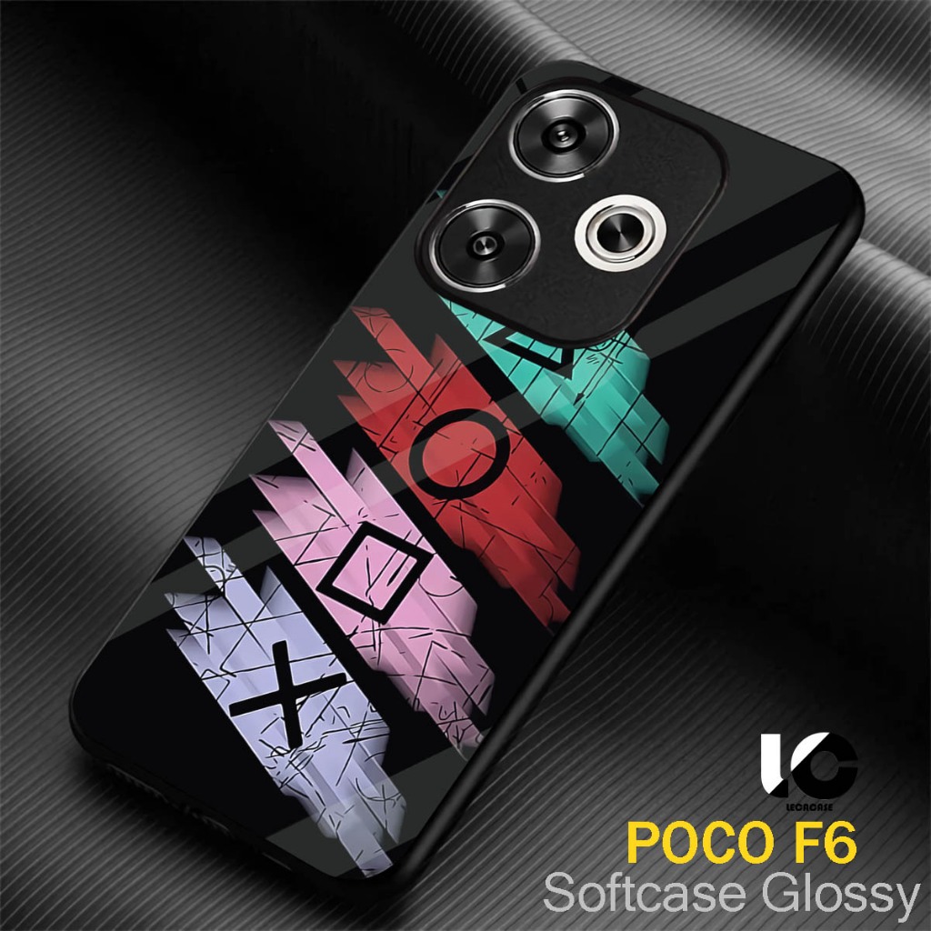 [LR09] Softcase Glossy Poco F6 Case Xiaomi Poco f6 Kesing Mika Silicone Silicon Protector Hp Aesthet