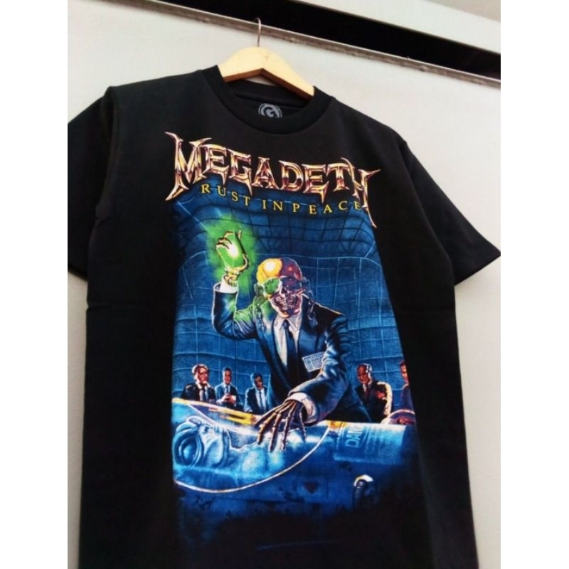 Megadeth RUST IN PEACE TAG GLOBAL BAND เสื้อยืด ©2020