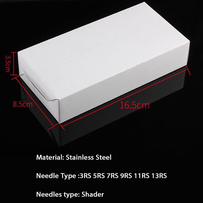 เมซิน ￼50 ชิ้น/เซ็ต PROFESSIONAL TATTOO NEEDLES ผสม 1 กล่องสแตนเลสสักเข็มสําหรับเครื่องสัก RS/M1/ RL