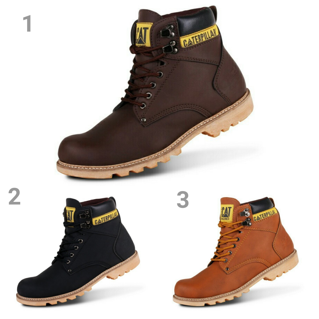 Caterpillar HOLTON SAFETY BOOTS ผู้ชาย Iron Toe TRACKING HIKING TOURING