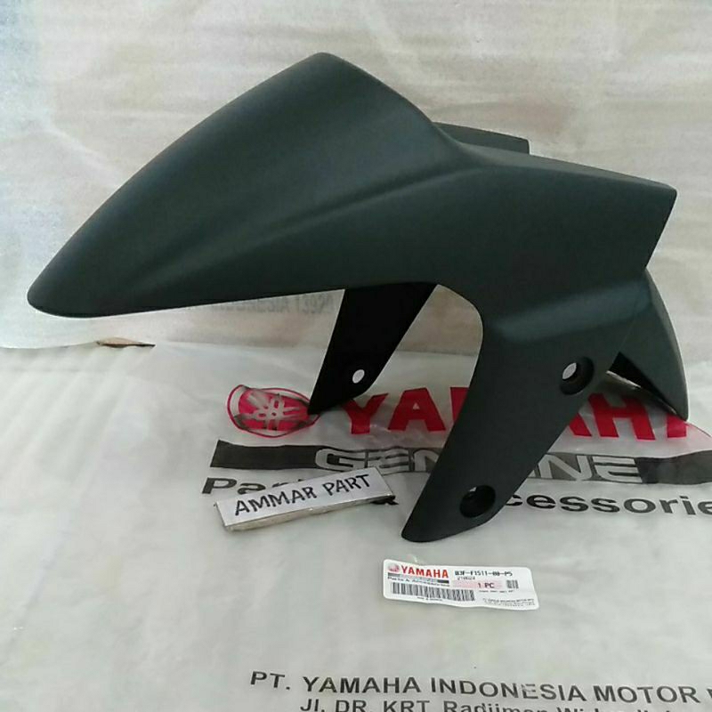 Hitam Lexi B3F Black Doff บังโคลนหน้า Sle Fender 100% Original Yamaha