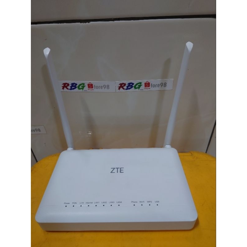 Zte ont GPON ZXHN F670L พอร์ต 4G และ 5G สีน้ําเงิน