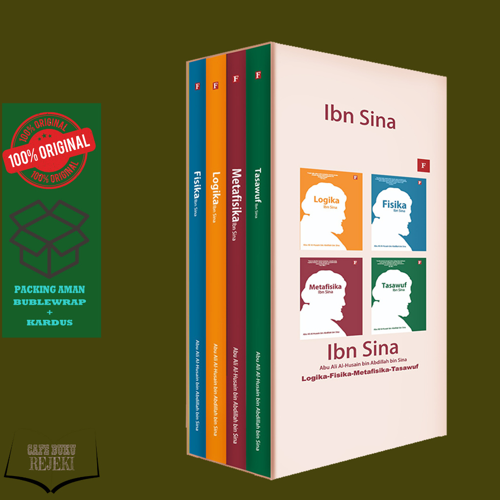 Ibn Sina Ibnu Sina Book Boxset Package มี 4 เล่ม : Logic, ฟิสิกส์, Metaphysics และ Sufsism