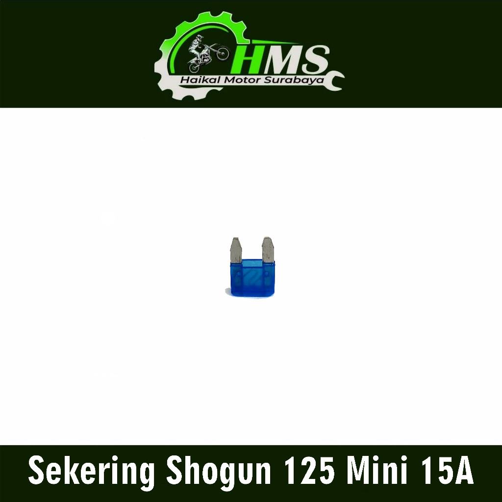 Shogun 125 Mini 15A Fuse (สีน้ําเงิน) - DX Micro Fuse Micro Fuse Plug-in Fuse Box 15A