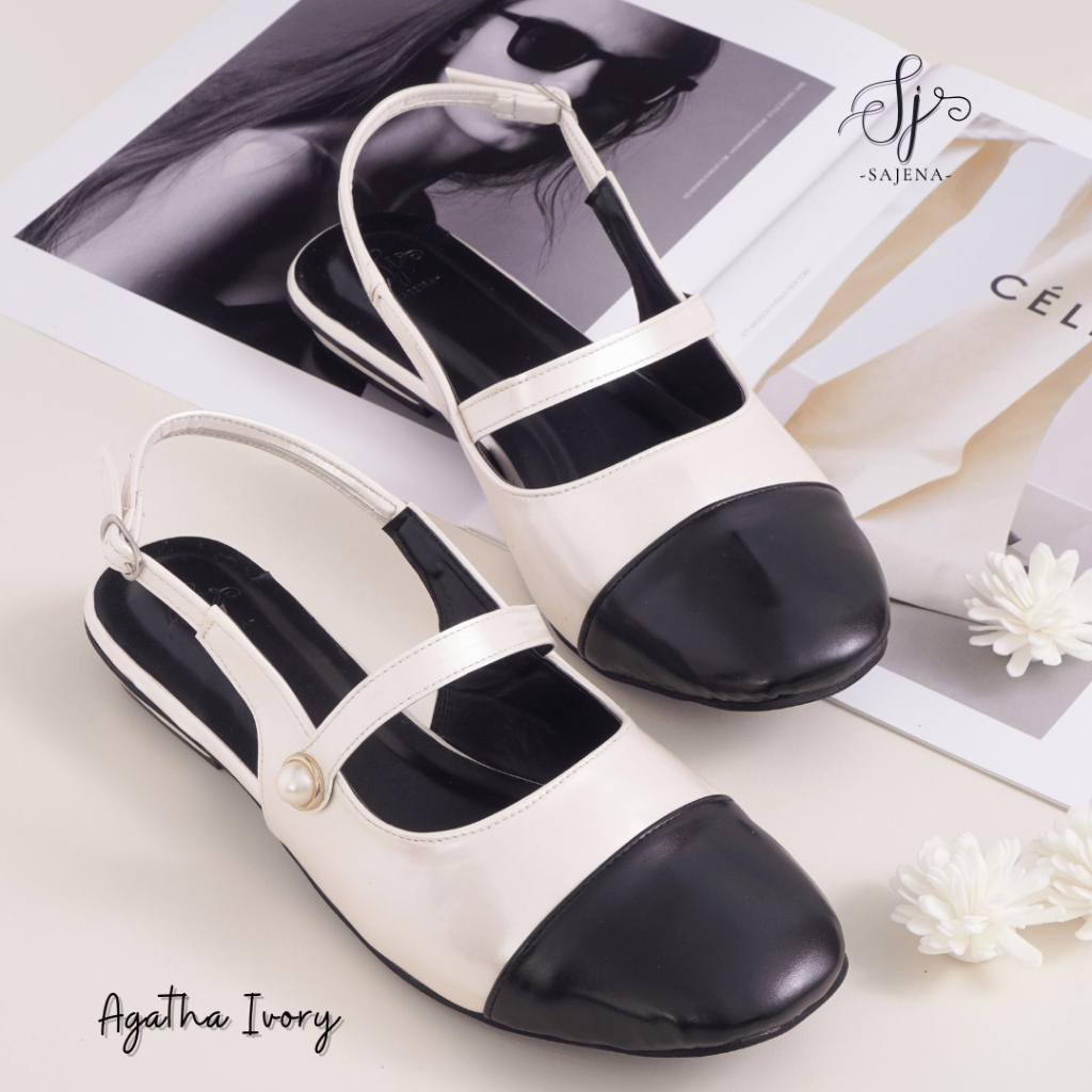 Sajuna Agatha Mules Sandals รองเท้าส้นสูงผู้หญิง 1.5 ซม