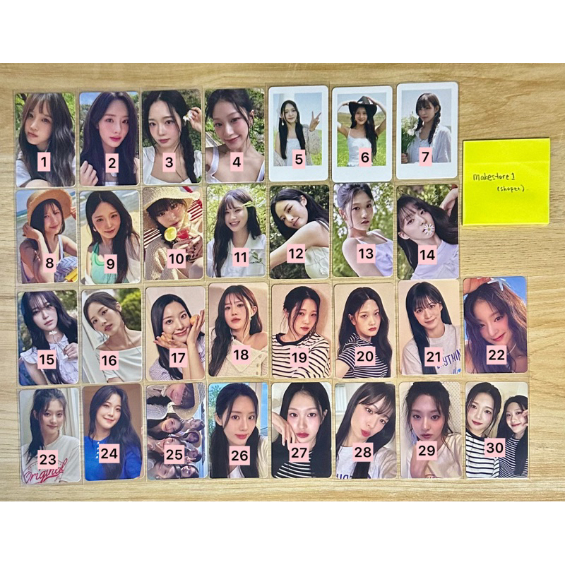 Pc fromis_9 การ์ดสะสม นิทรรศการภาพถ่าย md ตั้งแต่ฤดูร้อน saerom hayoung jiwon jisun seoyeon chaeyoun