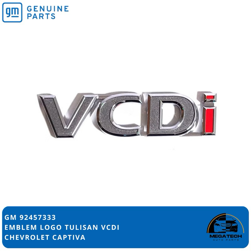 โลโก้ GM CHEVROLET CAPTIVA VCDI WRITING ดั้งเดิม EMBLEM