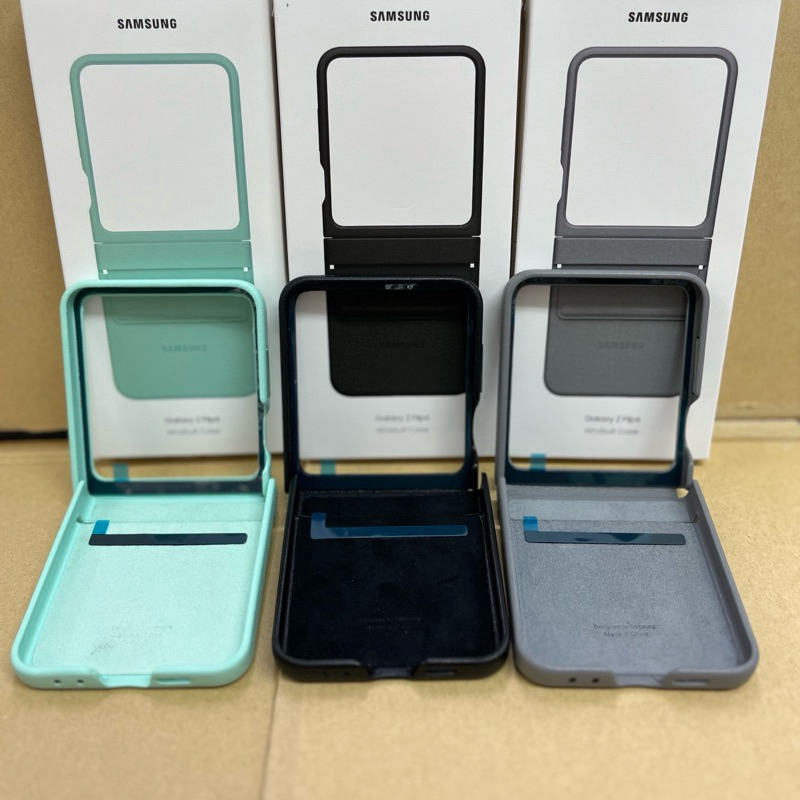 Samsung Galaxy Z Flip 6 Flip6 Flap ECO Case Casing - เคสสีดํา flip 6