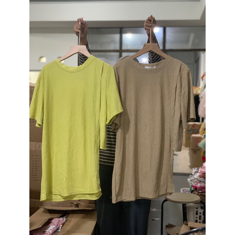 Textured BRAND OUNIE C393 TOP