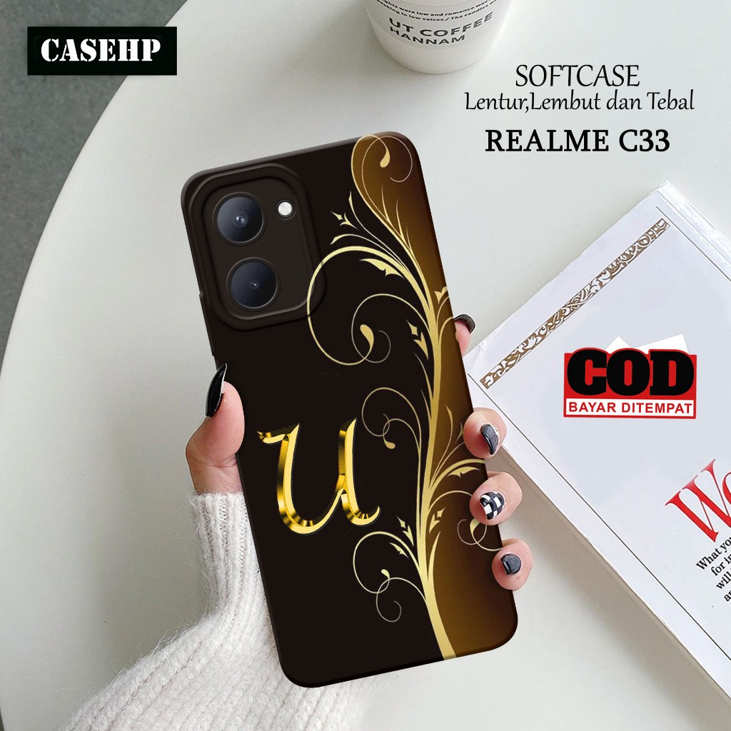 เคส HP REALME C33 - Casehp - เคส REALME C33 - เคสตัวอักษร - ผิวโทรศัพท์มือถือ - REALME C33 Silicone 