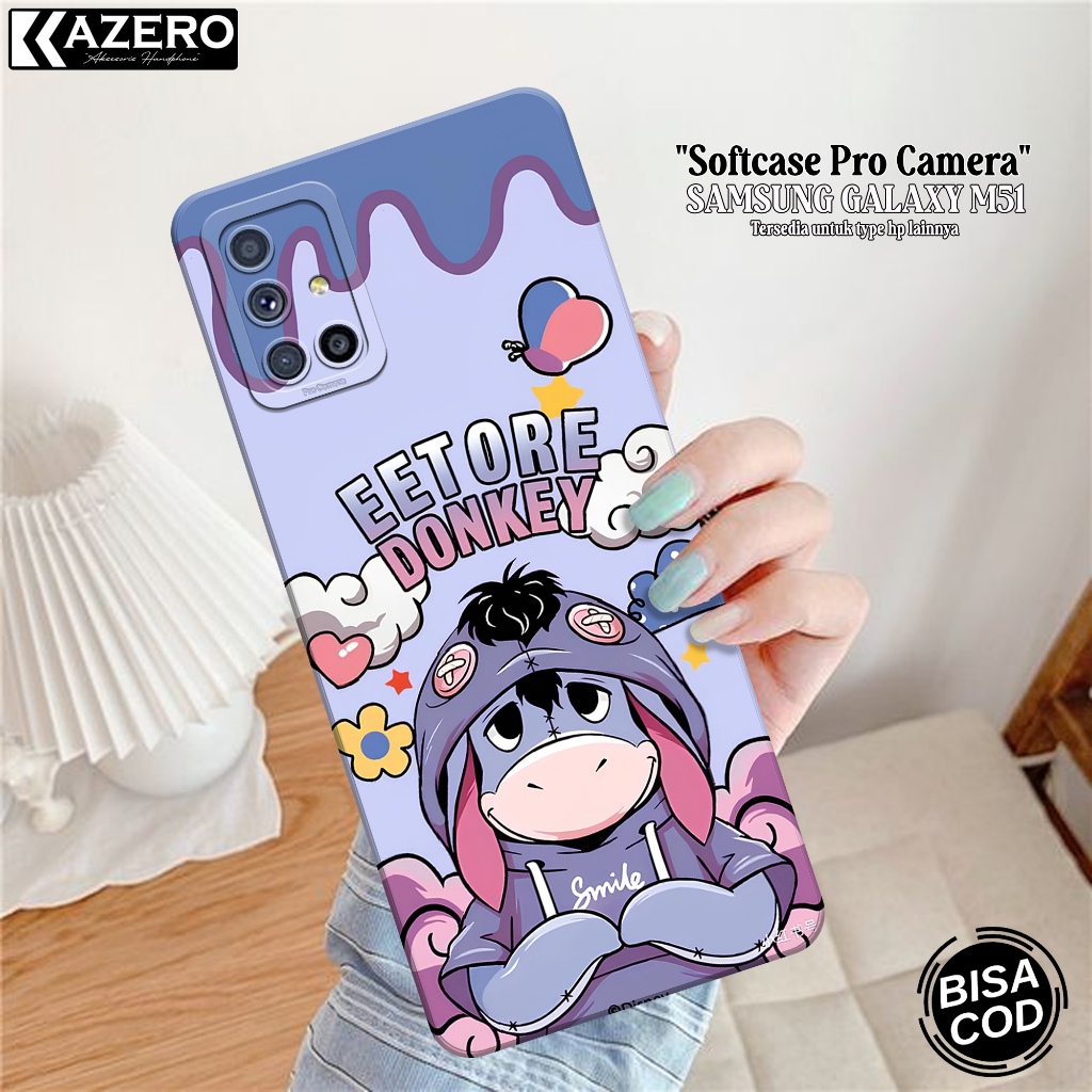 เคสโทรศัพท์ซิลิโคน HP Samsung Galaxy M51 - เคสแฟชั่นการ์ตูน - กล้อง Pro - เคส Samsung Galaxy M51 - เ