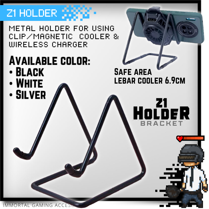 HP [IM] Z1 ขาตั้งโลหะรองรับสําหรับสมาร์ทโฟนวงเล็บ Docking Cooler Gamer Gaming Funcooler Memo Flydigi