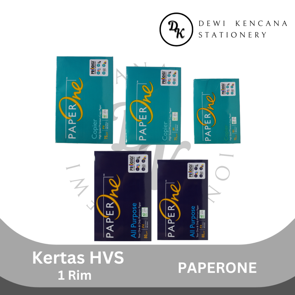 HVS Paper/Photocoopy Printing Paper PaperOne 1 Ream