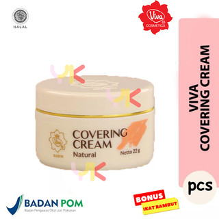 Viva Queen Covering Cream (WATERPROOF) - 22gr (Tersedia 4 Varian Warna)