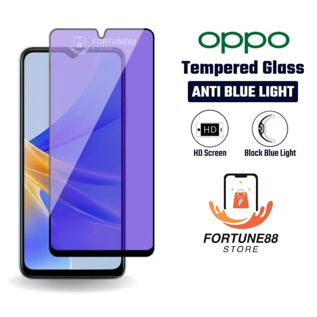กระจกนิรภัยป้องกันแสงสีฟ้า Oppo A7 A7x A7n A7x Pro A8 A9 A9x A11 A11x A1k A11k A3s A5s