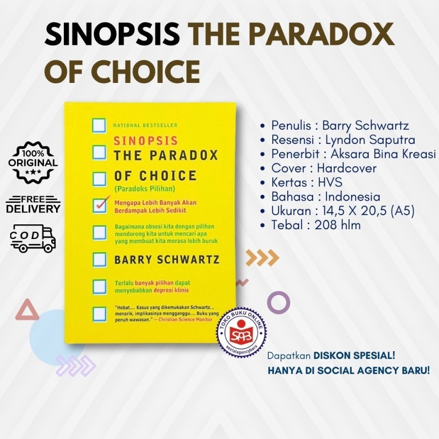 The Paradox Of Choice Paradox - Barry Schwartz