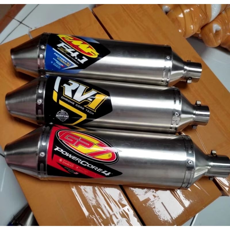 ท่อไอเสียเพียง 38 มม. Fmf f4.1 Gp7 RV1 กระป๋องเท่านั้นประเภทสแตนเลส