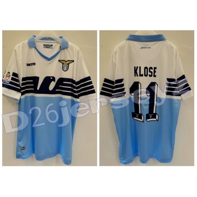 Lazio Home RETRO Jersey 2014 / 2015 + Print Nameset KLOSE 11 / Custom + Patch