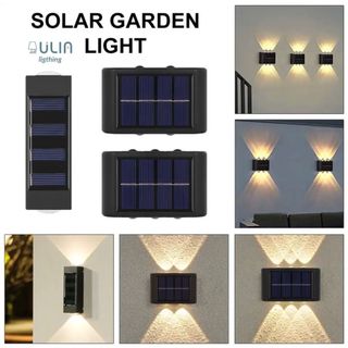 Lampu Taman Tenaga Surya COB Sensor Light LED Solar Halaman Pencahayaan Dinding Matahari Outdoor