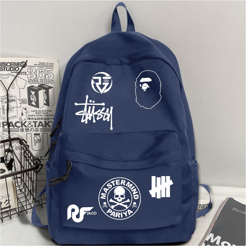 WAREHOUSE Simple Unisex School Backpack/Stylish Laptop Backpack