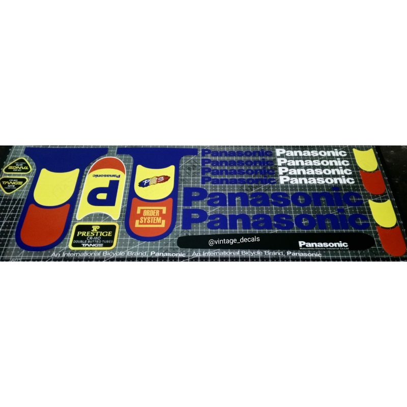 สติ๊กเกอร์ติดจักรยาน PANASONIC PICS & MC5500