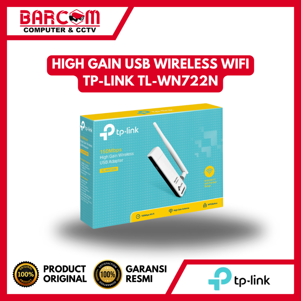Tp-link TL-WN722N / TL-WN725N / TL-WN727N อะแดปเตอร์ USB ไร้สาย - ต้นฉบับอย่างเป็นทางการ